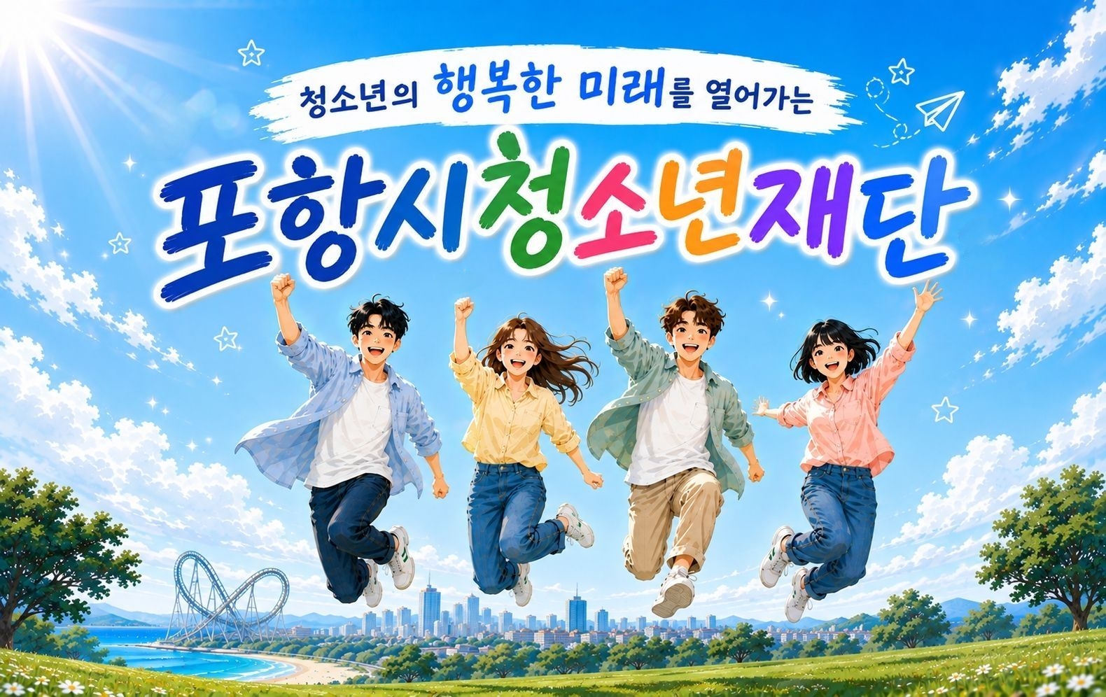 청소년의 행복한 미래를 열어가는 포항시청소년재단